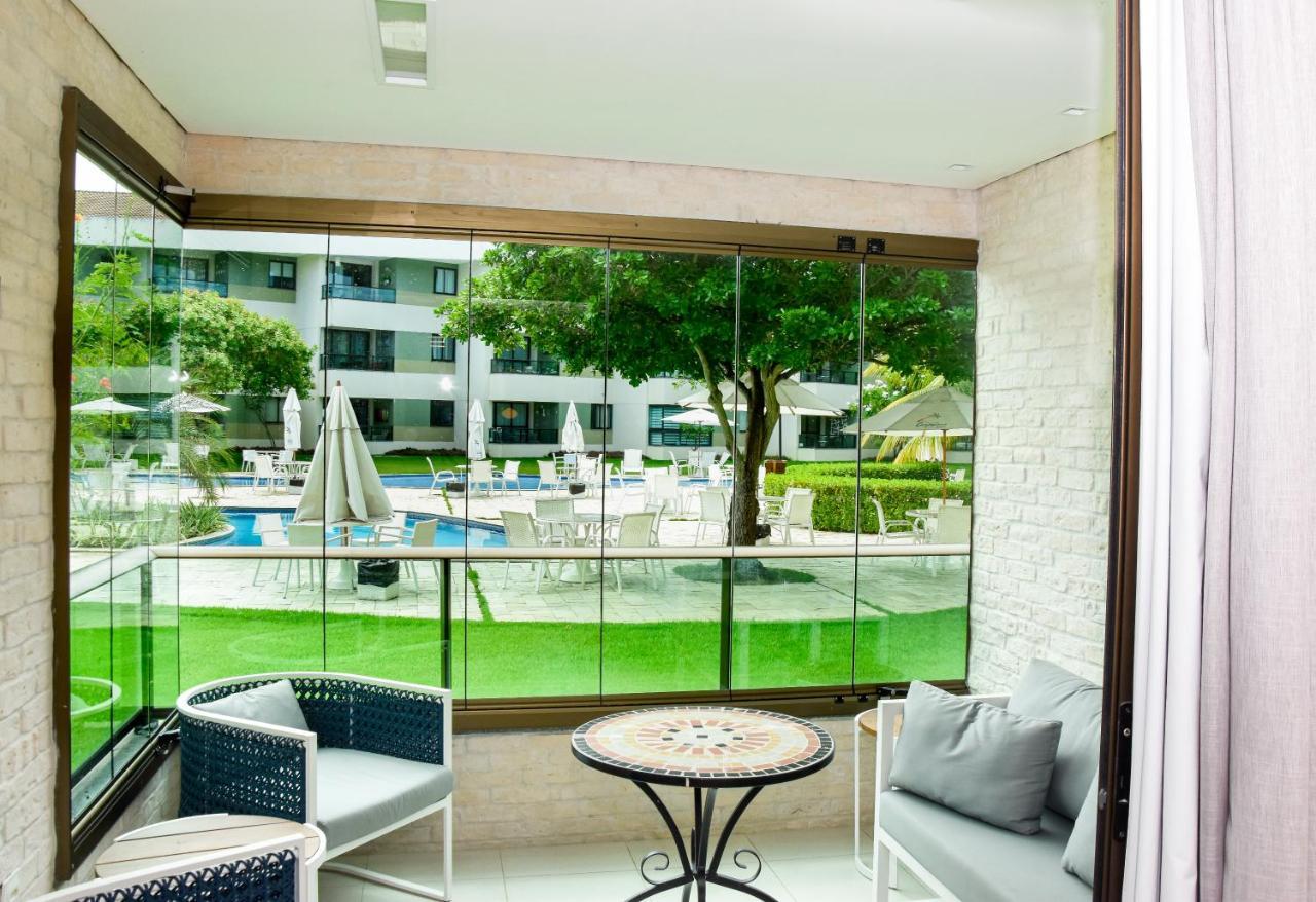 Luxo A Beira-Mar - Flats No Carneiros Beach Resort 普拉亚多斯卡内罗斯 外观 照片